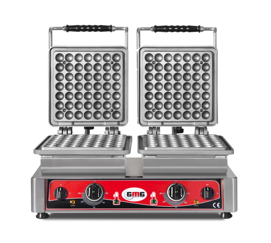 GMG Waffeleisen Lokmia-S | 2x (Ø49 x 3cm x 1.4cm/2.8cm)